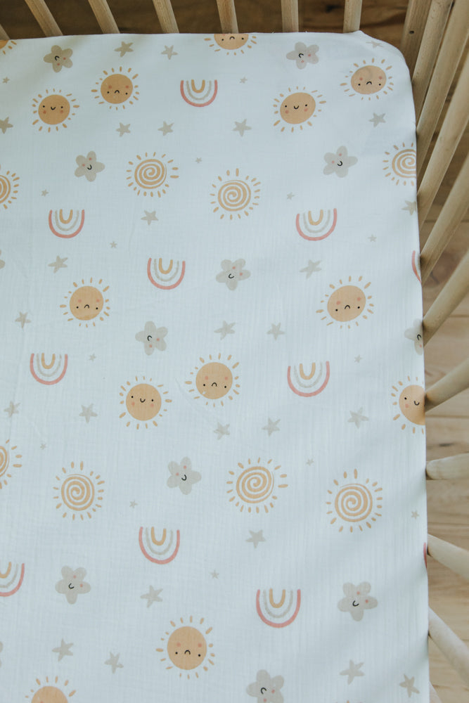Muslin Fitted Crib Sheet