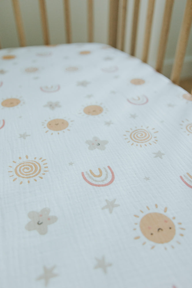 Muslin Fitted Crib Sheet