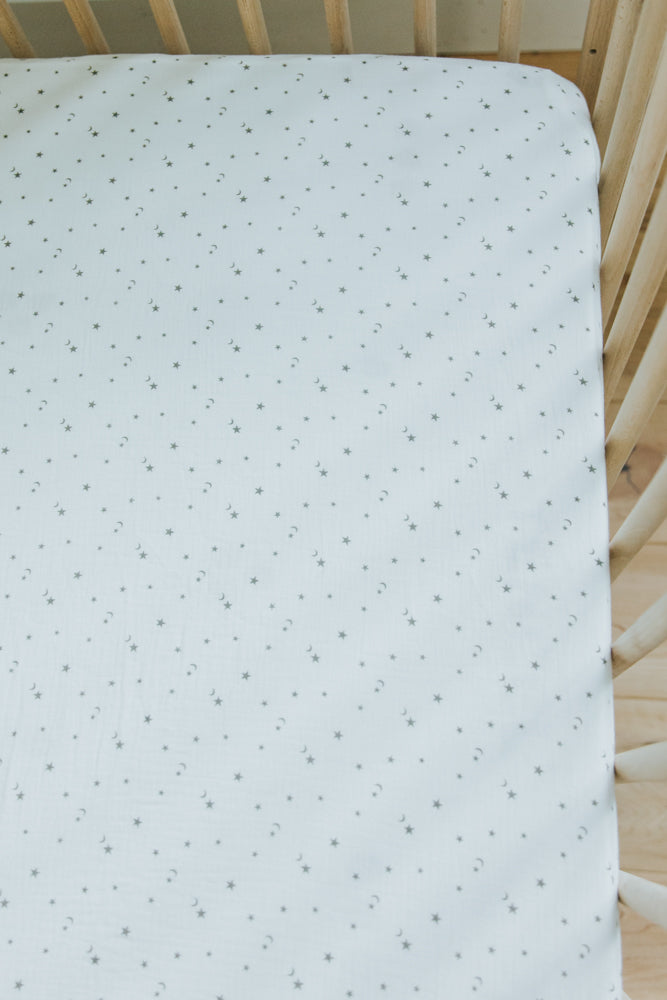 Muslin Fitted Crib Sheet