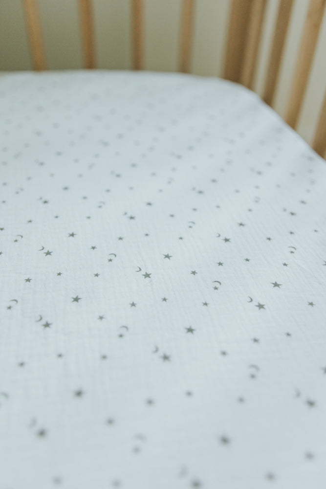 Muslin Fitted Crib Sheet